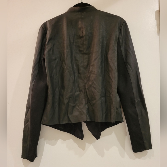 Vero Moda Cropped Faux Leather Jacket - Picture 2 of 4